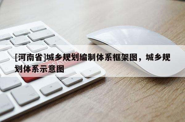 [河南省]城鄉(xiāng)規(guī)劃編制體系框架圖，城鄉(xiāng)規(guī)劃體系示意圖