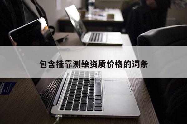 包含掛靠測繪資質價格的詞條