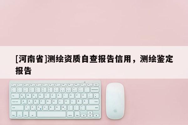[河南省]測繪資質自查報告信用，測繪鑒定報告