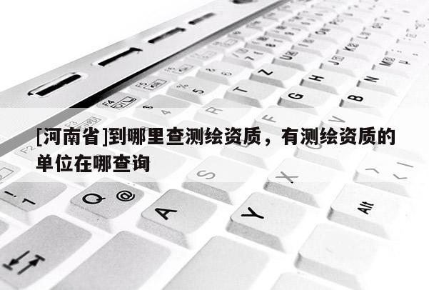 [河南省]到哪里查測(cè)繪資質(zhì)，有測(cè)繪資質(zhì)的單位在哪查詢(xún)