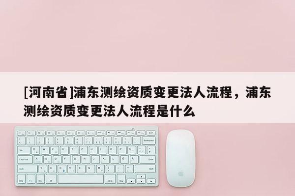 [河南省]浦東測繪資質變更法人流程，浦東測繪資質變更法人流程是什么
