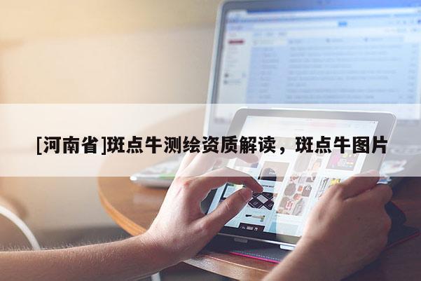 [河南省]斑點牛測繪資質解讀，斑點牛圖片