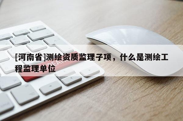 [河南省]測繪資質監理子項，什么是測繪工程監理單位