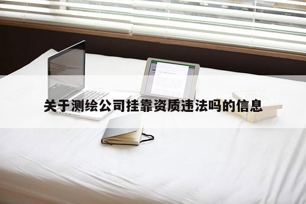 關(guān)于測繪公司 *** 資質(zhì)違法嗎的信息