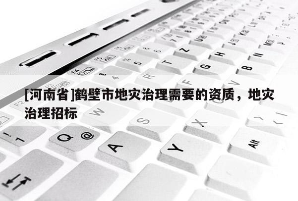 [河南省]鶴壁市地災治理需要的資質，地災治理招標